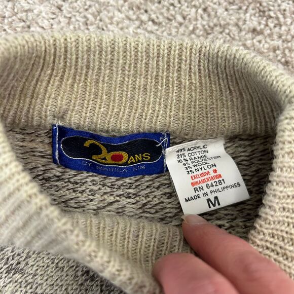 Vintage Mariea Kim 20 ANS Crewneck Sweater Fall Autumn Women Size Medium - Picture 3 of 7